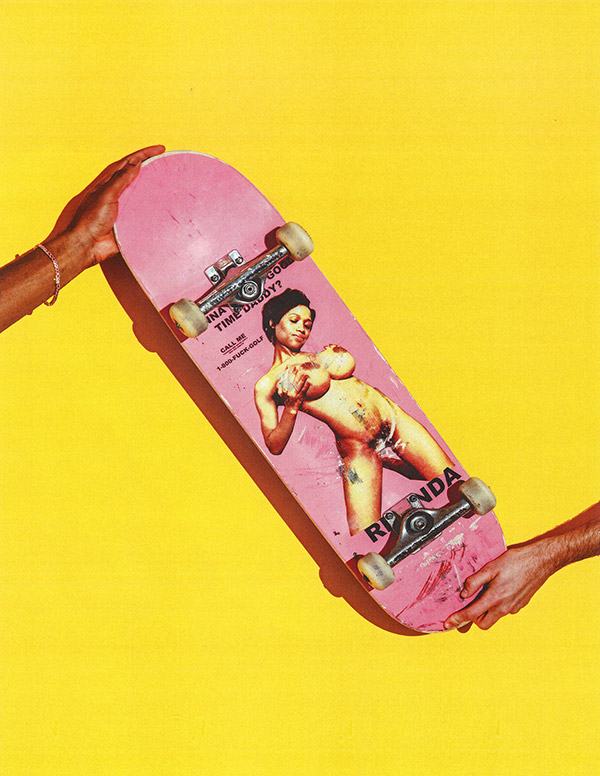Naked Skateboard Girl